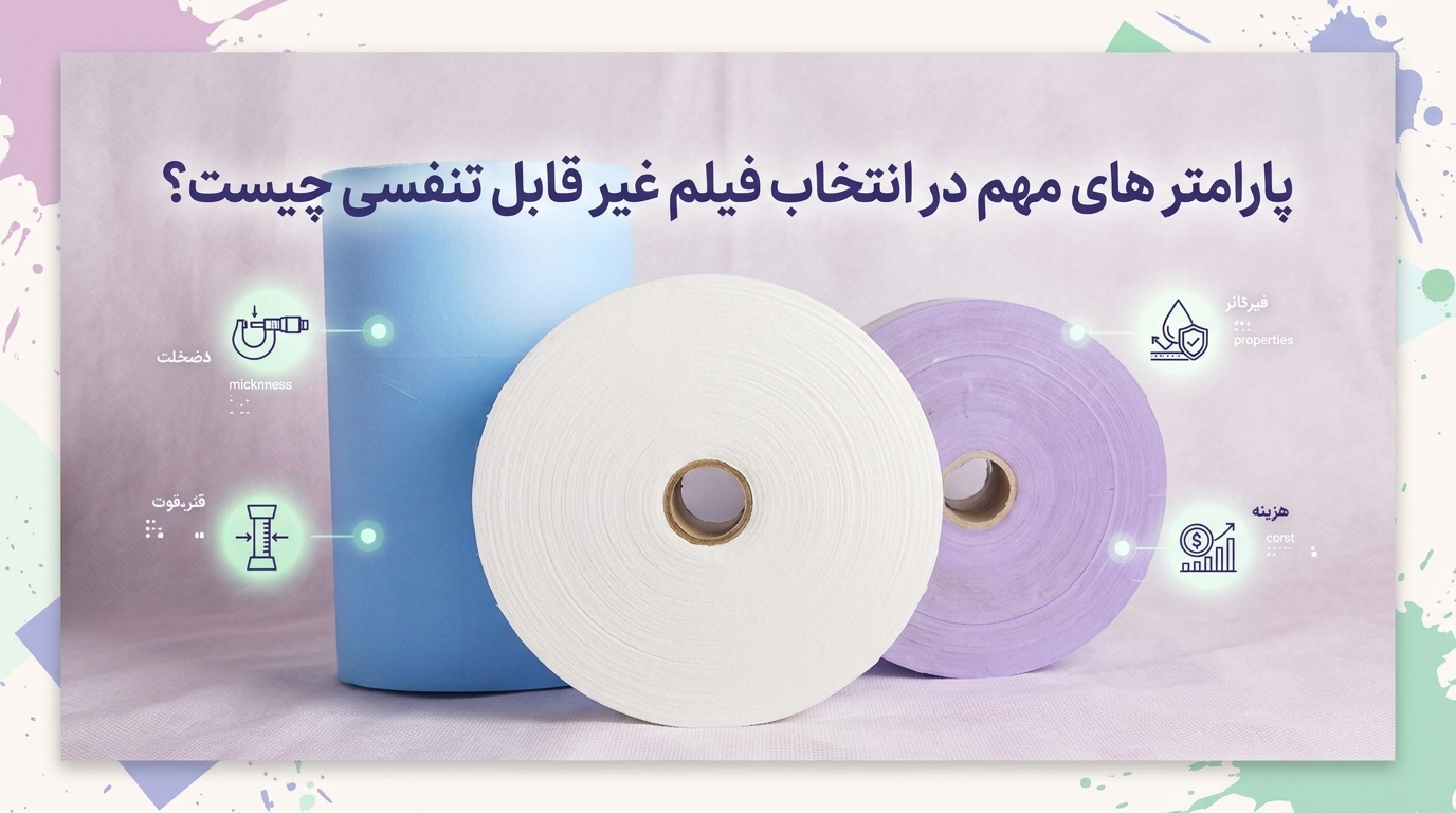 اندازه‌گیری ضخامت و مقاومت کششی فیلم غیر تنفسی در آزمایشگاه