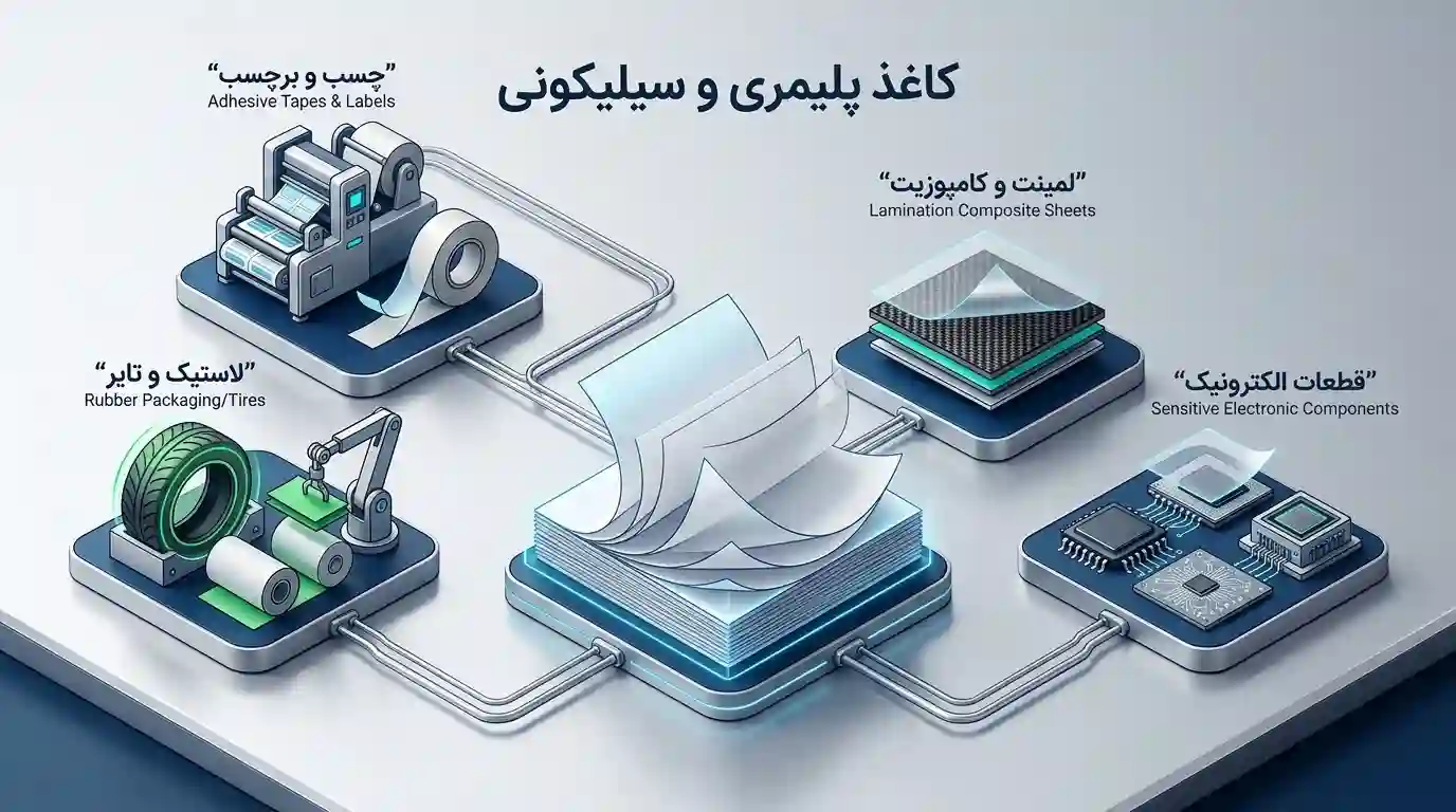 مقایسه کاغذ پلیمری نچسب و سیلیکونی