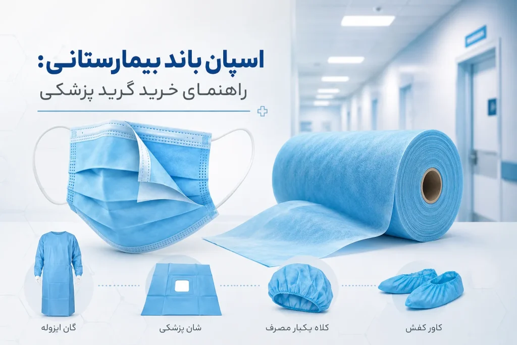 کاربرد پارچه بی‌بافت در ملحفه یکبار مصرف بیمارستان